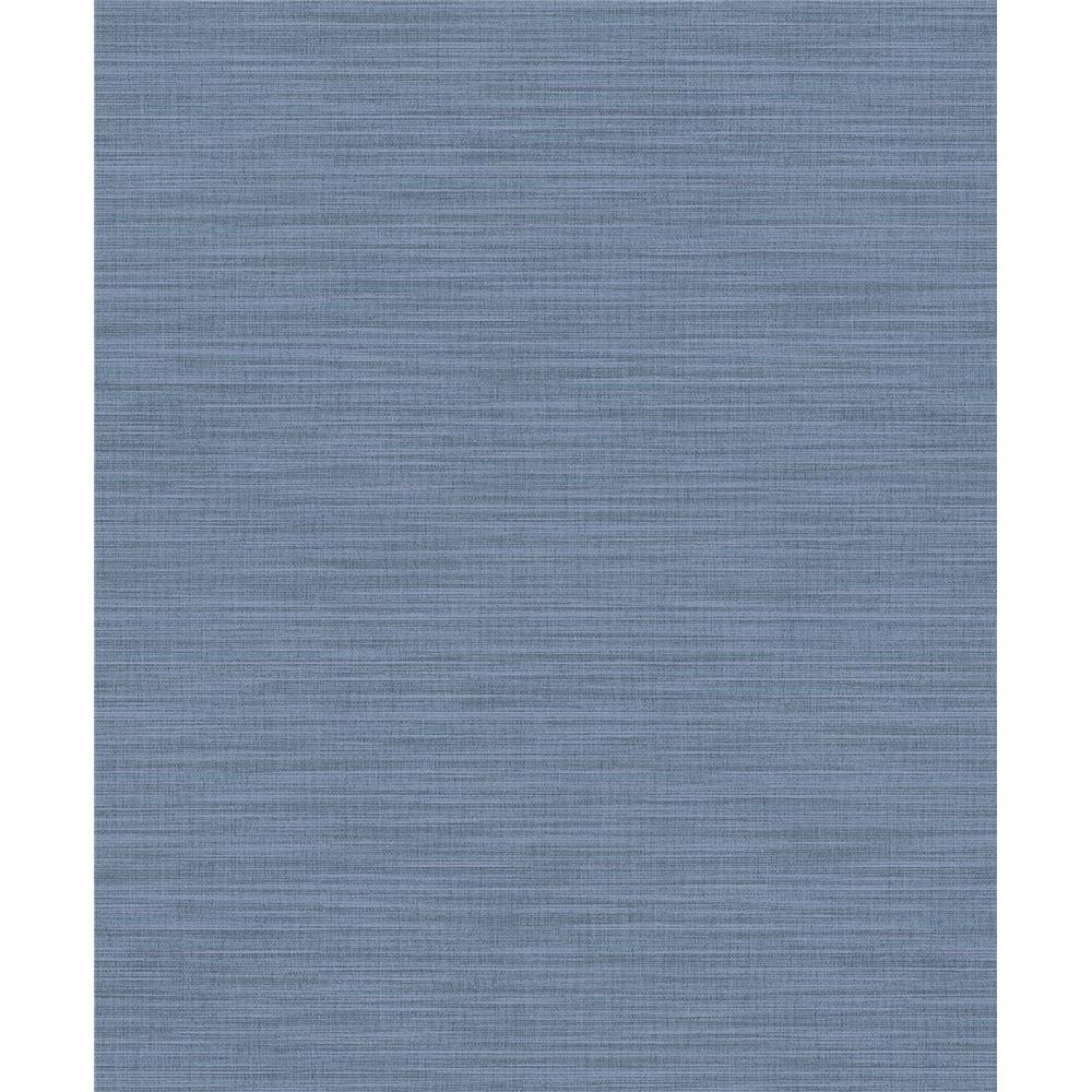 Advantage by Brewster 2812-AR40104 Surfaces Ashleigh Blue Linen Texture Wallpaper