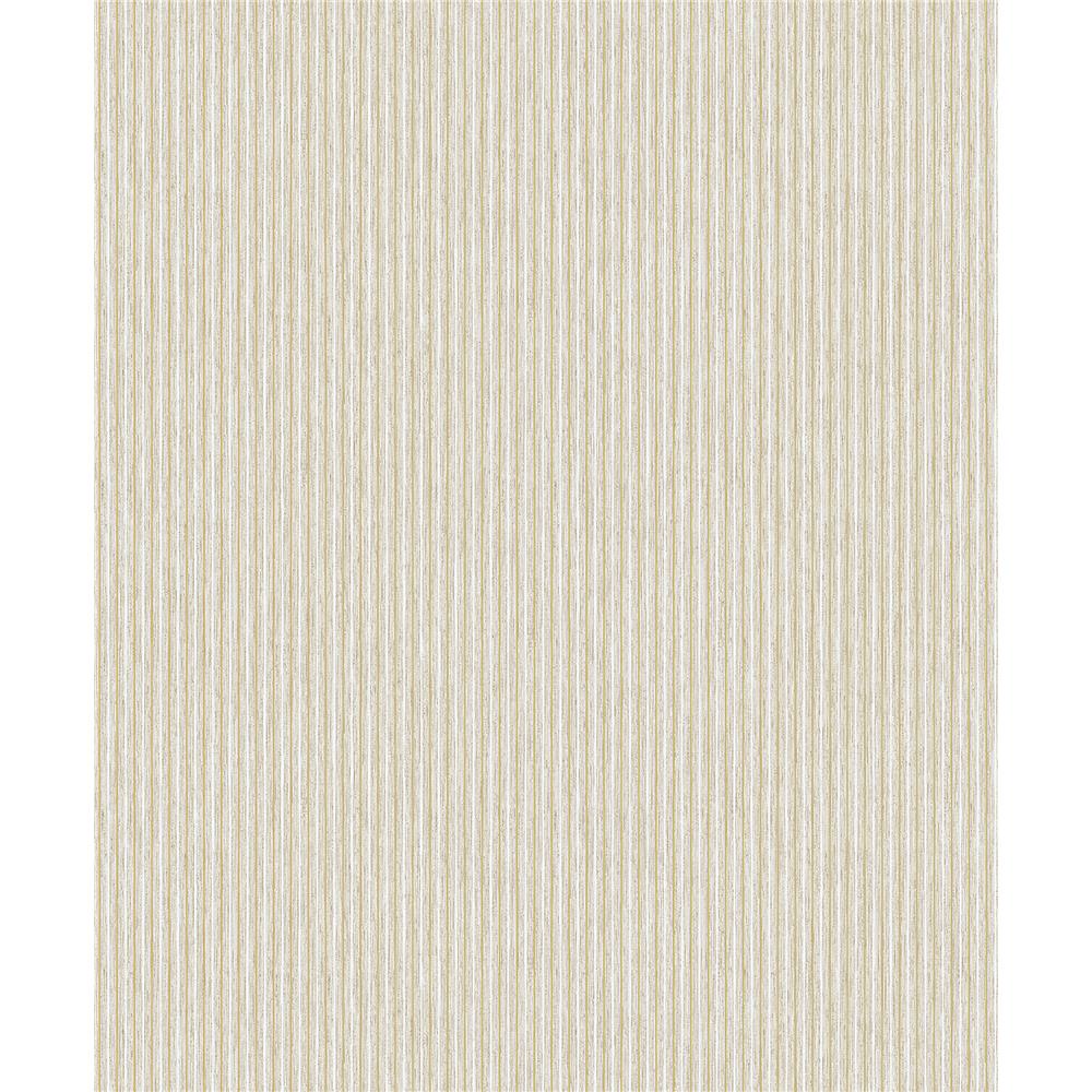 Advantage by Brewster 2812-IH18403B Surfaces Lily Beige Stripe Wallpaper