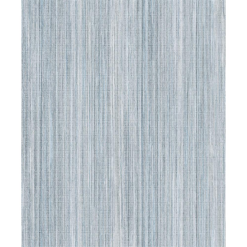 Advantage by Brewster 2812-SH01007 Surfaces Audrey Teal Stripe Texture Wallpaper