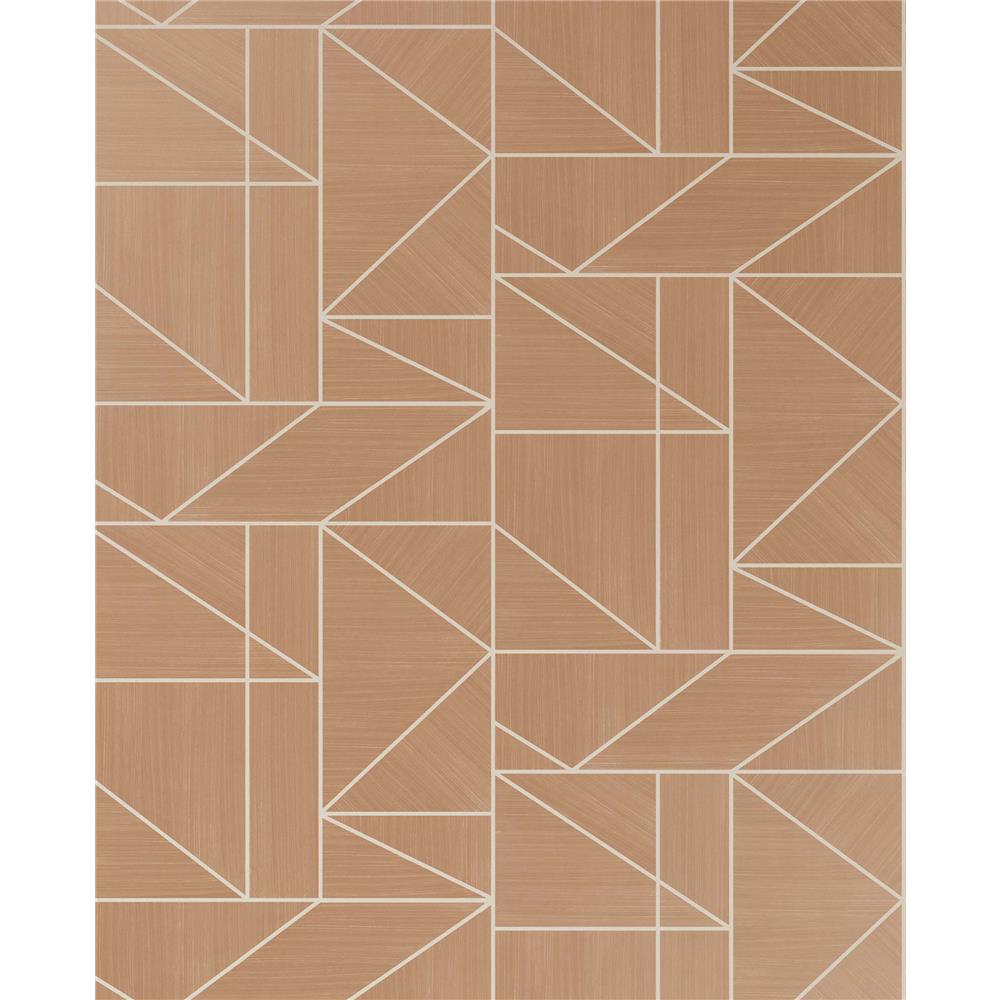 Advantage by Brewster 2813-M1382 Kitchen Ina Rose Geometric Wallpaper