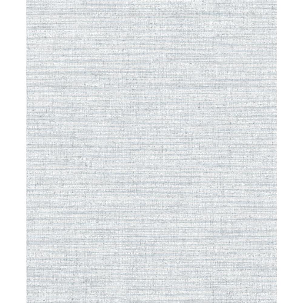 Advantage by Brewster 2814-MKE-3101 Zora Light Blue Linen Texture Wallpaper
