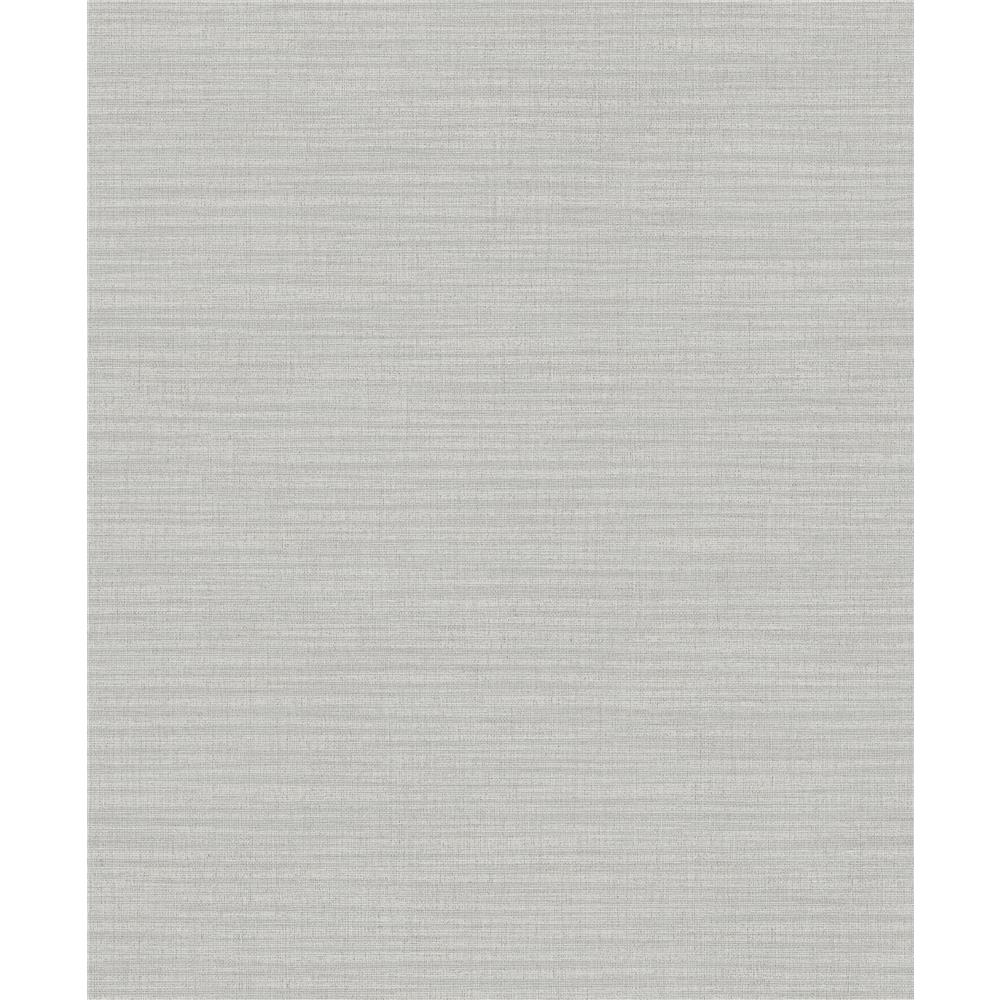 Advantage by Brewster 2814-MKE-3110 Zora Light Grey Linen Texture Wallpaper