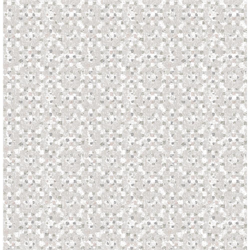 A-Street Prints by Brewster 2821-25138 Folklore Tia Taupe Texture Wallpaper