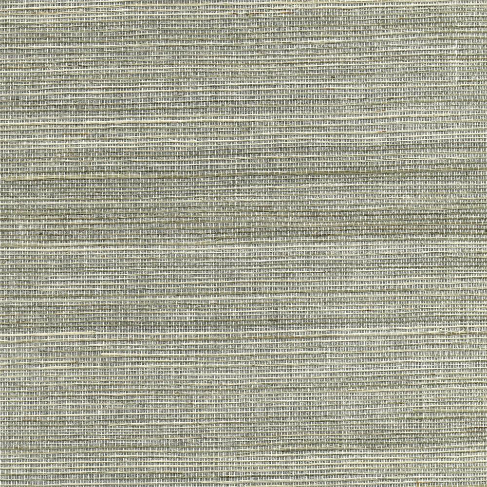 A-Street Prints by Brewster 2829-80010 Fibers Nathan Silver Grasscloth Wallpaper