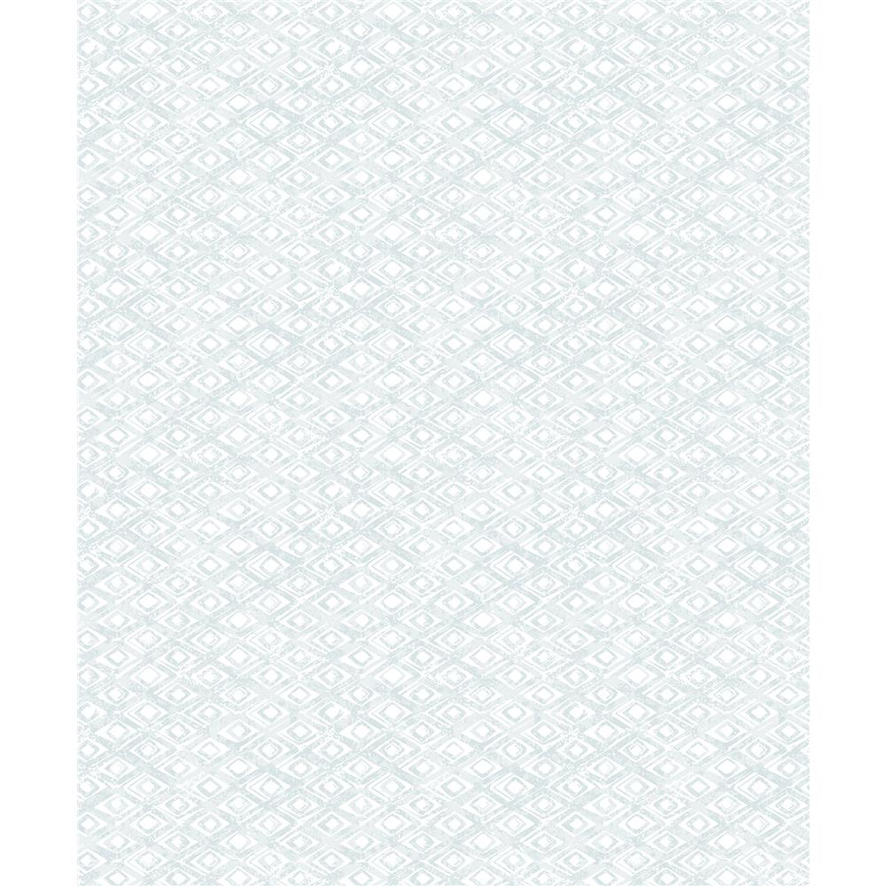 Decorline by Brewster 2838-IH2202 Vista Delilah Aqua Diamond Wallpaper