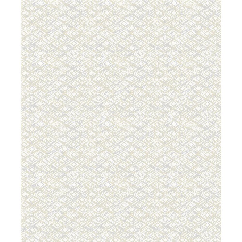Decorline by Brewster 2838-IH2203 Vista Delilah Champagne Diamond Wallpaper