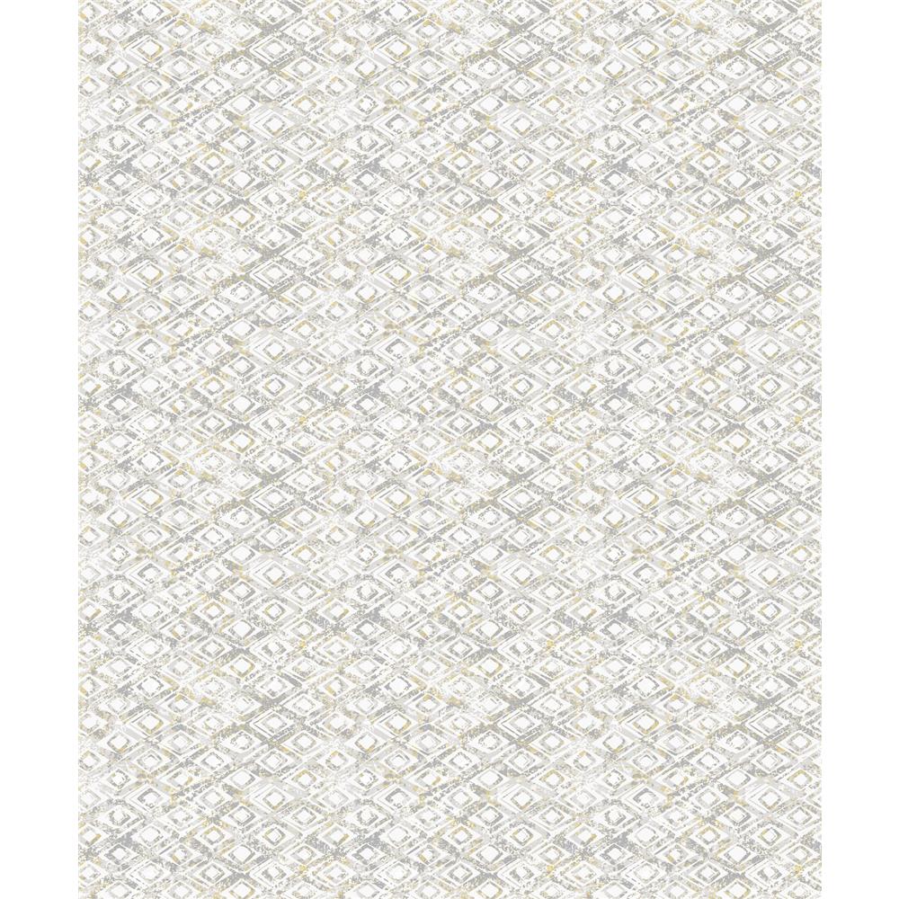 Decorline by Brewster 2838-IH2207 Vista Delilah Taupe Diamond Wallpaper