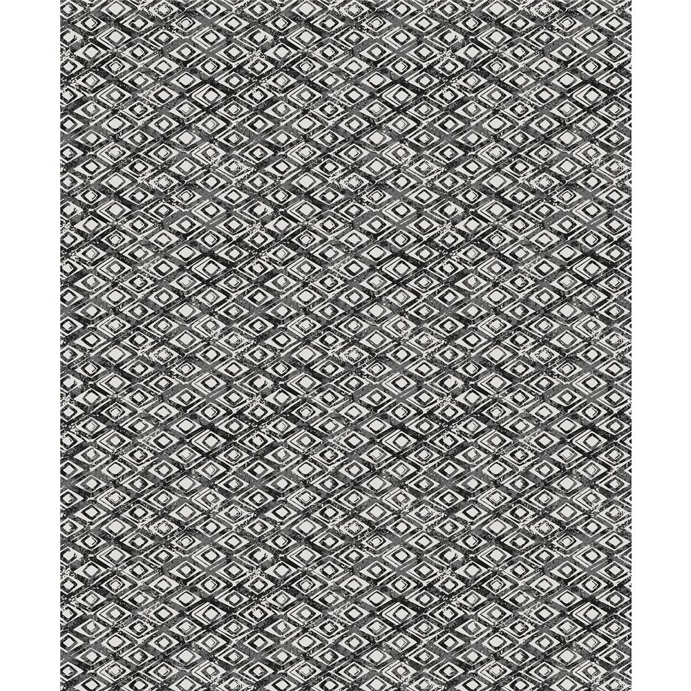 Decorline by Brewster 2838-IH2209 Vista Delilah Slate Diamond Wallpaper