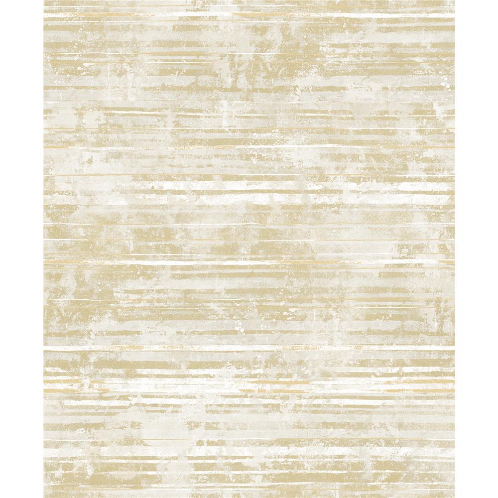 Decorline by Brewster 2838-IH2252 Vista Makayla Apricot Stripe Wallpaper