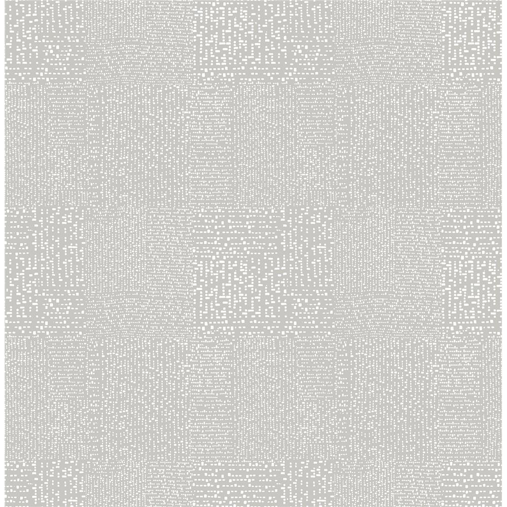 A-Street Prints by Brewster 2861-25738 Zenith Grey Abstract Geometric Wallpaper