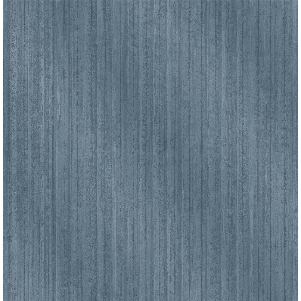 Fine Décor by Brewster 2900-24931 Bijou Blue Faux Metal Wallpaper