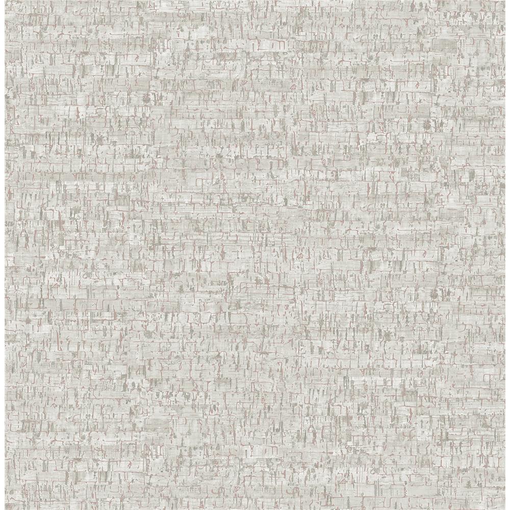 Fine Décor by Brewster 2900-24934 Henrique Grey Faux Cork Wallpaper