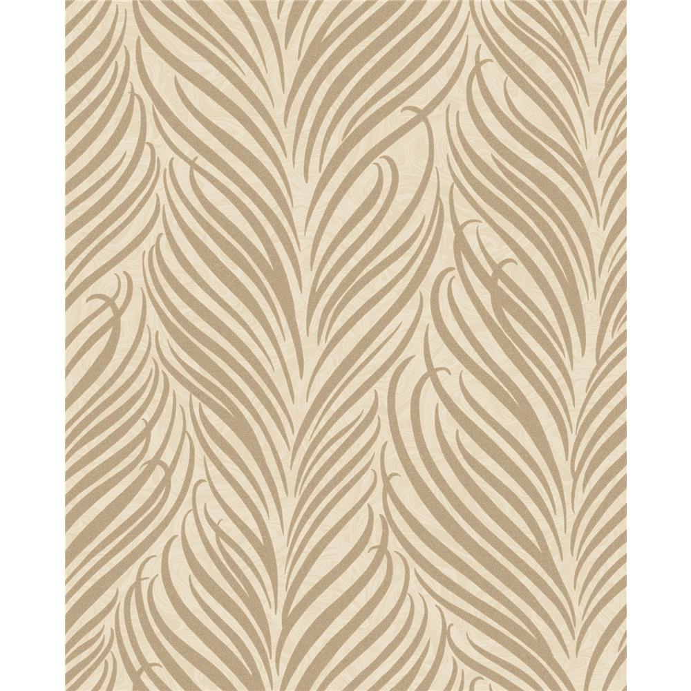 Fine Décor by Brewster 2900-41743 Alfie Wheat Botanical Wallpaper