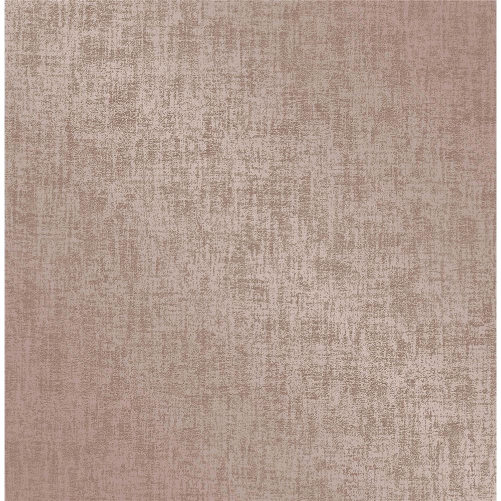 Fine Décor by Brewster 2900-42536 Asher Rose Gold Distressed Texture Wallpaper