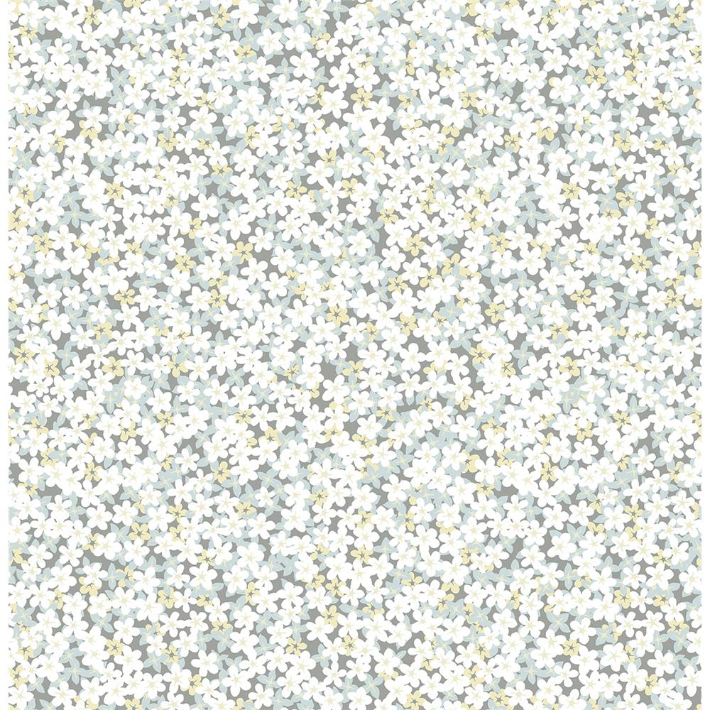 A-Street Prints by Brewster 2901-25444 Giverny Multicolor Miniature Floral Wallpaper
