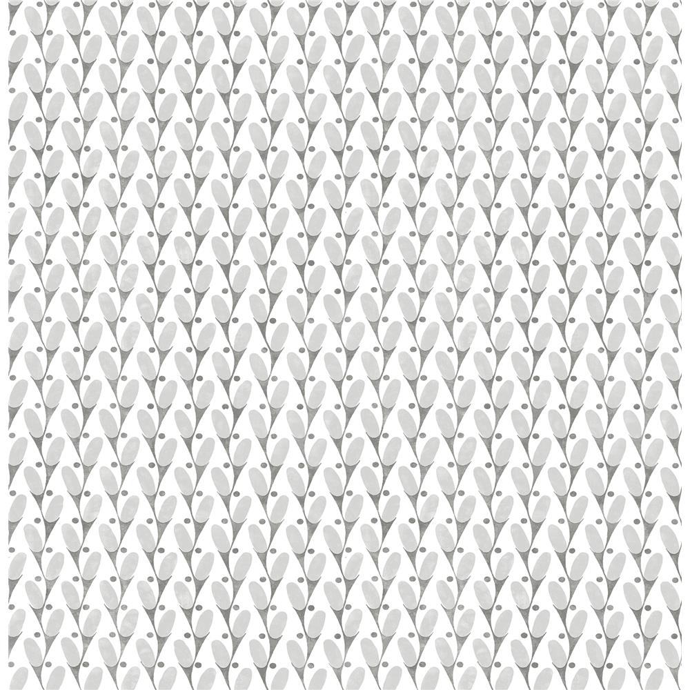 A-Street Prints by Brewster 2903-25816 Landon Grey Abstract Geometric Wallpaper
