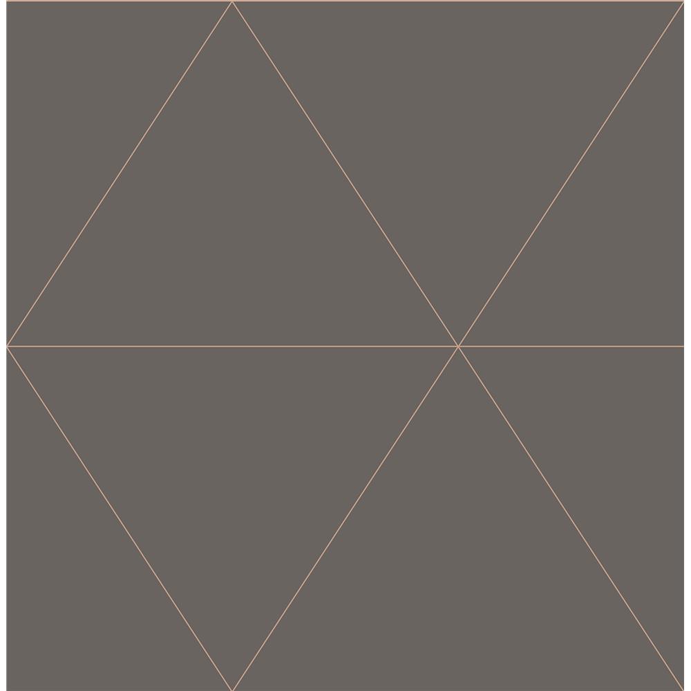 Brewster 2904-24224 Twilight Taupe Modern Geometric Wallpaper