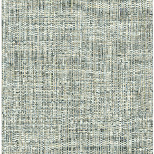 A-Street Prints by Brewster 2908-24944 Rattan Teal Woven Wallpaper