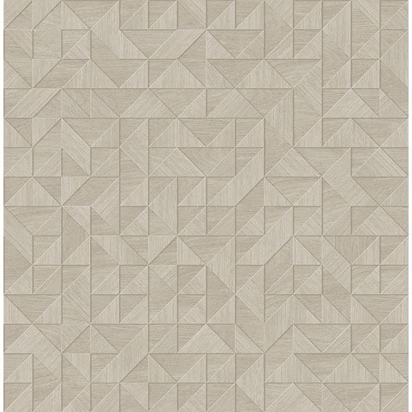 A-Street Prints by Brewster 2908-25329 Gallerie Cream Geometric Wood Wallpaper