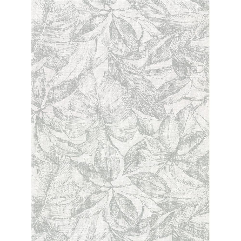Warner by Brewster 2910-2745 Simone Mint Tropical Wallpaper