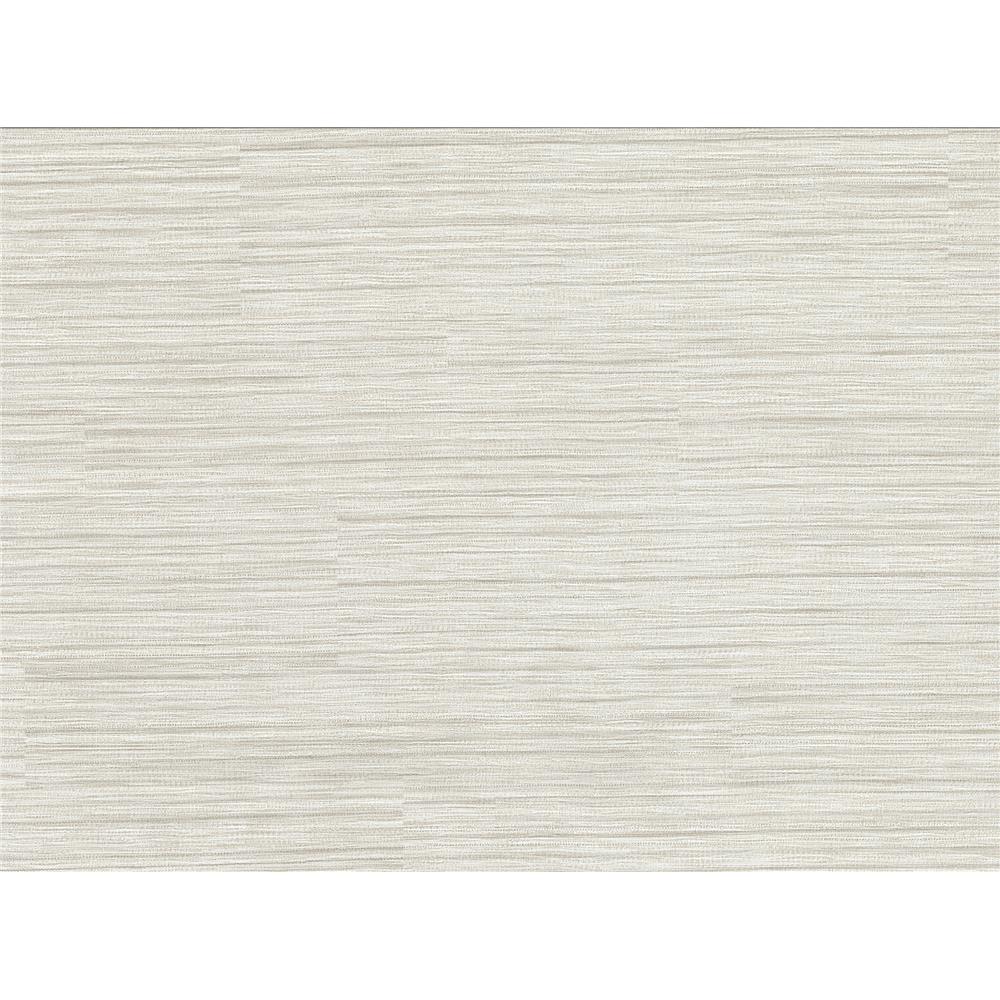 Warner by Brewster 2910-2748 Coltrane Taupe Faux Grasscloth Wallpaper
