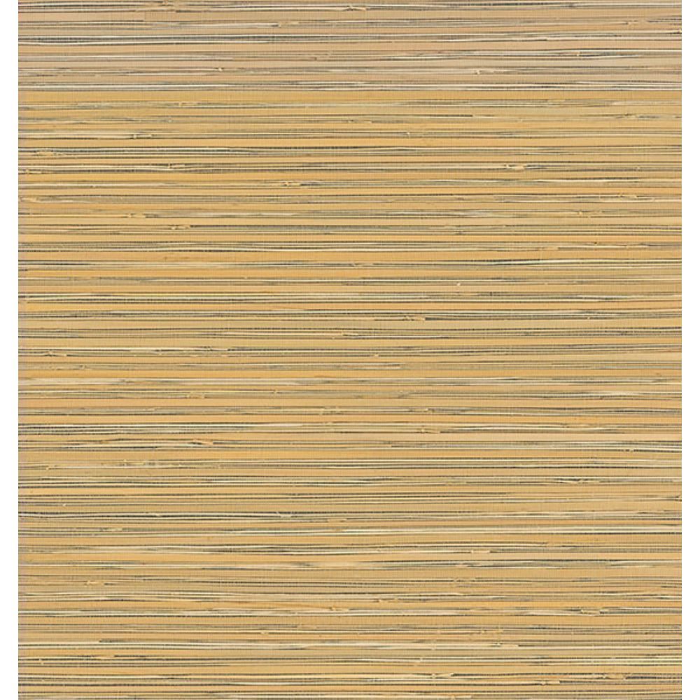 A-Street Prints by Brewster 2923-88048 Ushi Black Modern Grasscloth Wallpaper