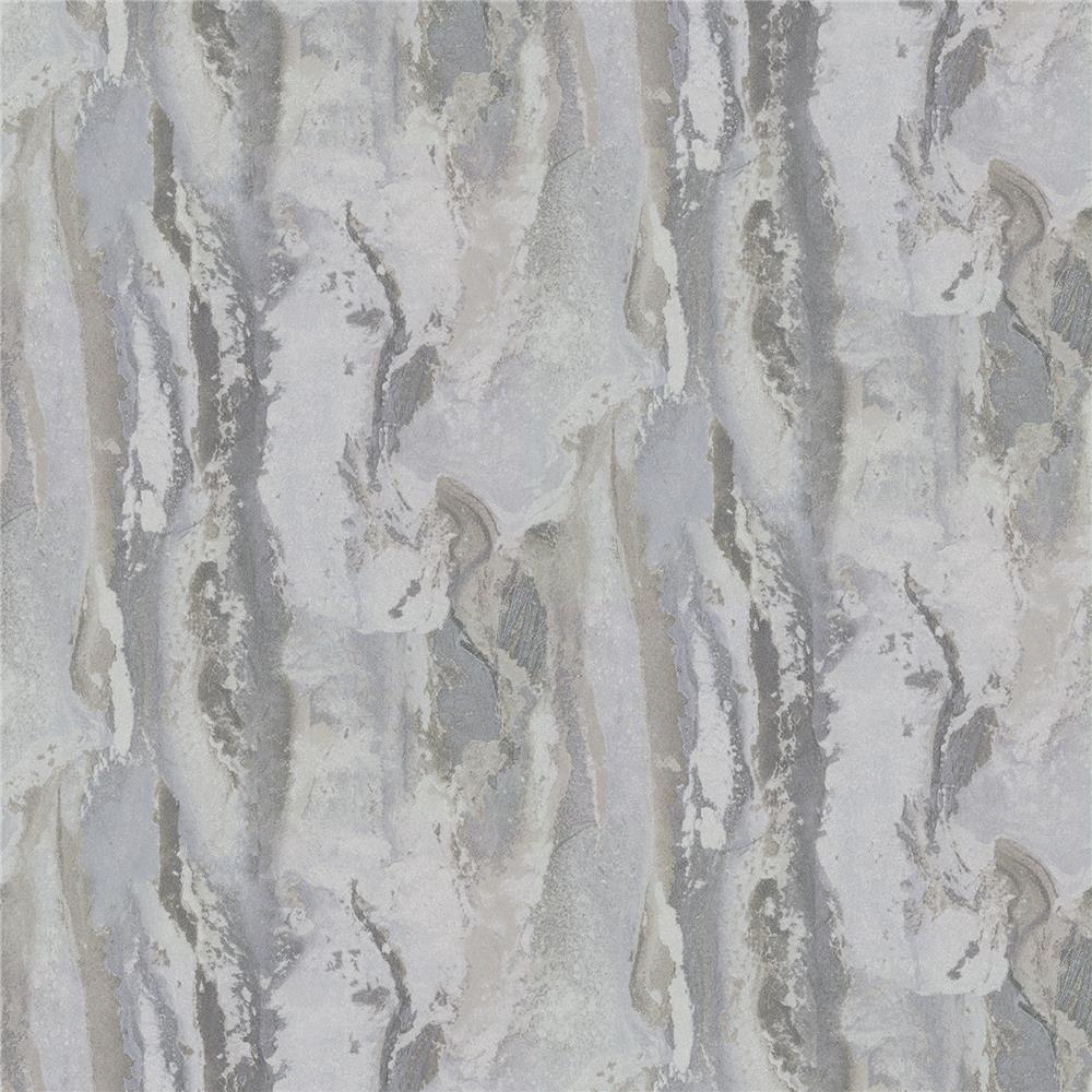 Brewster 2927-10406 Vapor Silver Stone Wallpaper