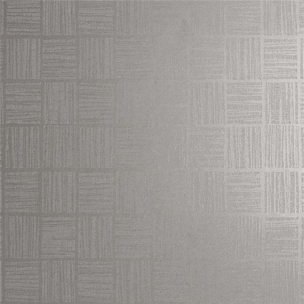 Brewster 2927-10504 Glint Silver Distressed Geometric Wallpaper