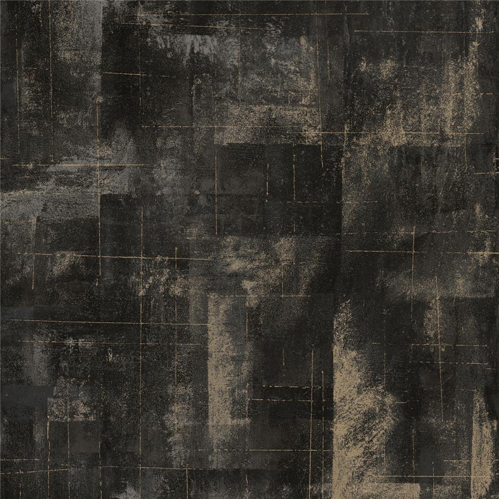 Brewster 2927-20401 Ozone Black Texture Wallpaper