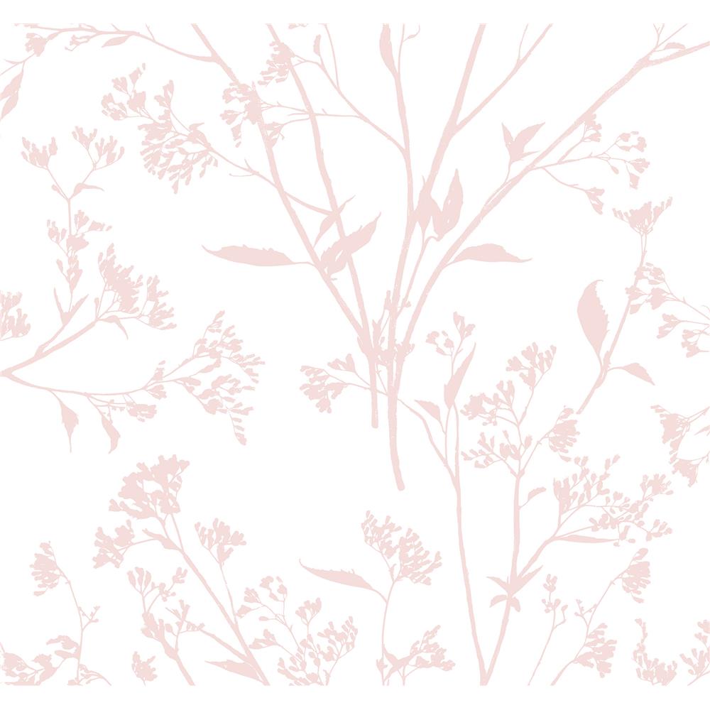 Newport by Brewster 2927-80701 Southport Blush Delicate Branches Wallpaper
