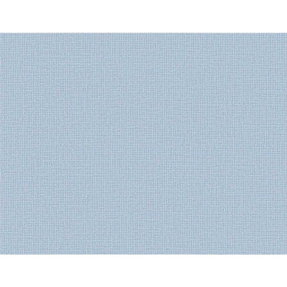 Newport by Brewster 2927-81002 Marblehead Bluebell Crosshatched Grasscloth Wallpaper