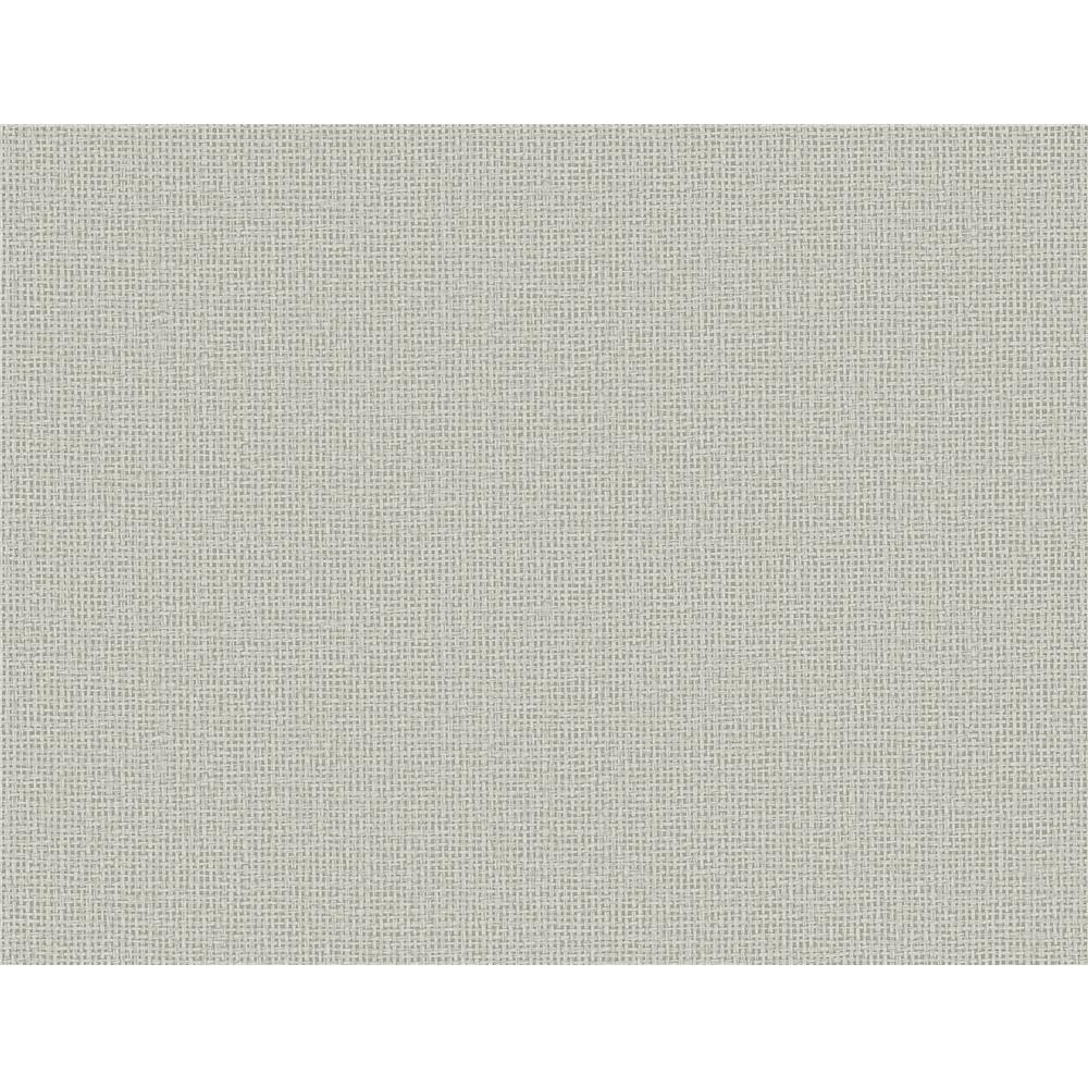 Newport by Brewster 2927-81008 Marblehead Taupe Crosshatched Grasscloth Wallpaper