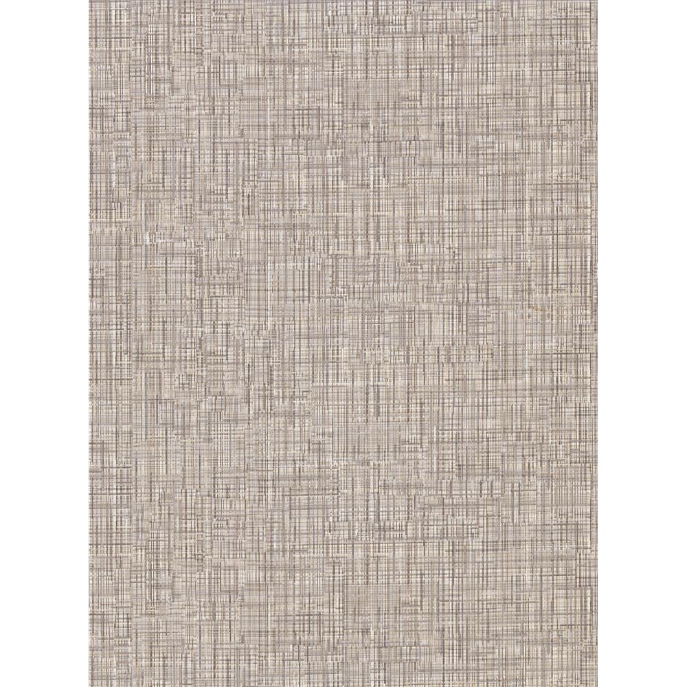 Warner by Brewster 2945-2754 Tartan Brown Distressed Texture Wallpaper