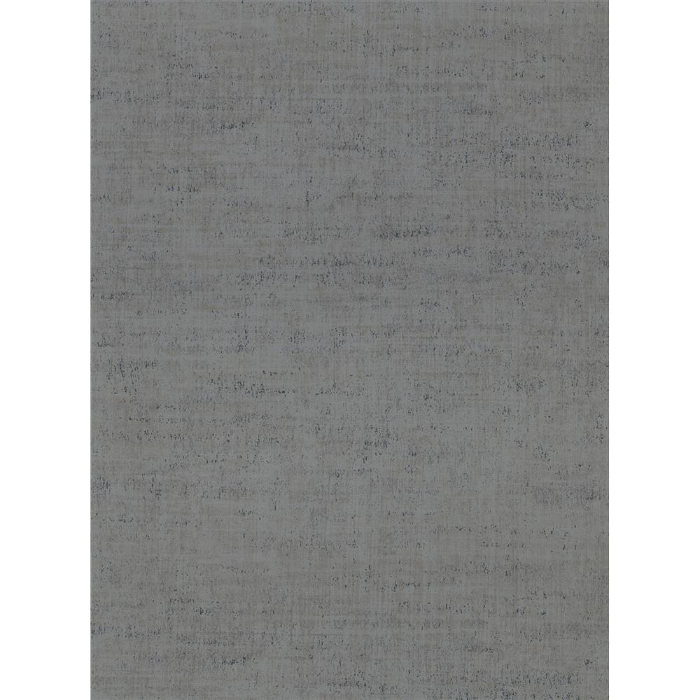 Warner by Brewster 2945-2763 Kahn Dark Grey Texture Wallpaper