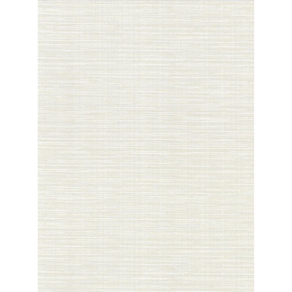 Warner by Brewster 2945-2776 Bay Ridge White Faux Grasscloth Wallpaper