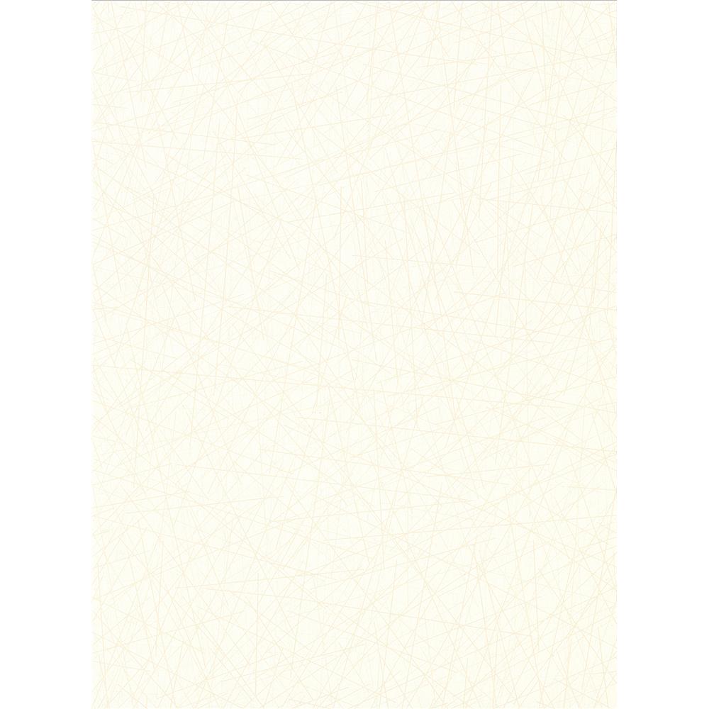 Warner by Brewster 2945-4001 Allover Stix Cream Geometric Wallpaper