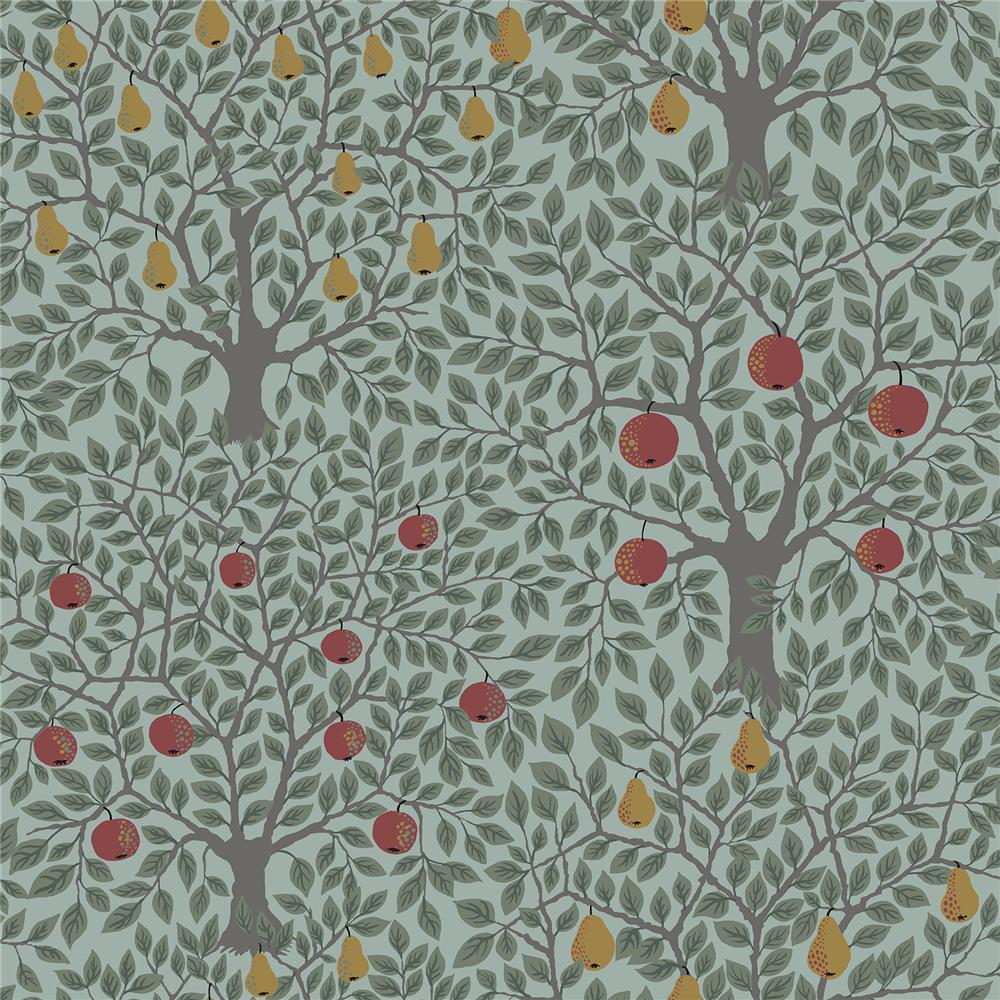 A-Street Prints by Brewster 2948-33014 Spring Pomona Green Fruit Tree Wallpaper
