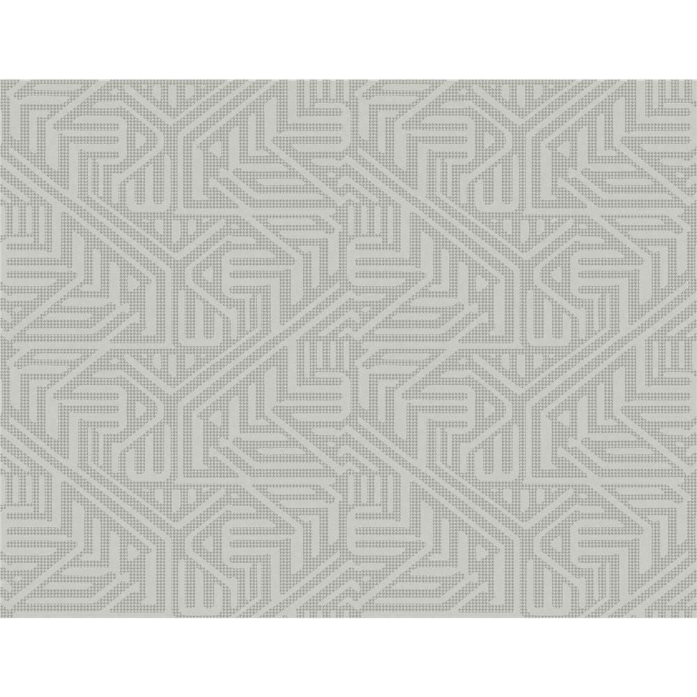 A-Street Prints by Brewster 2949-60628 Nambiti Grey Geometric Wallpaper