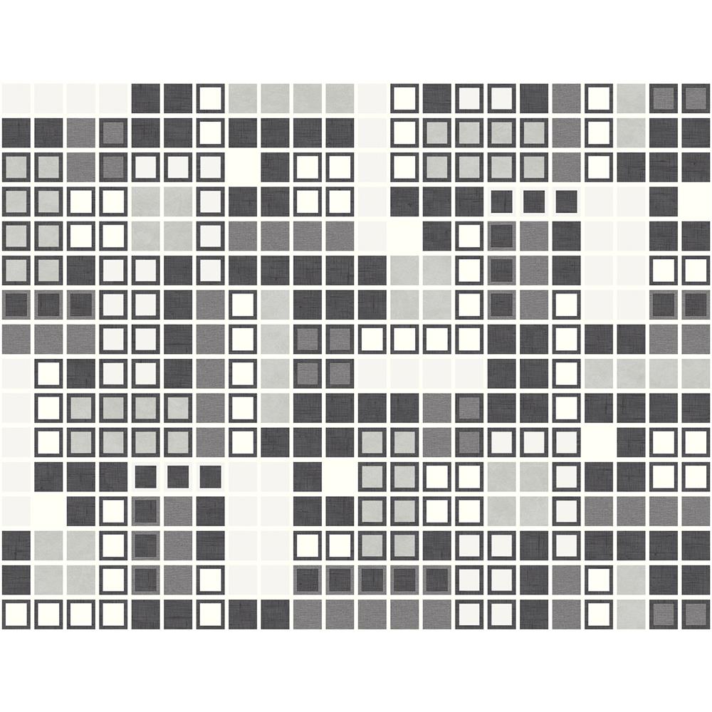 A-Street Prints by Brewster 2949-60700 Bantry Black Geometric Wallpaper