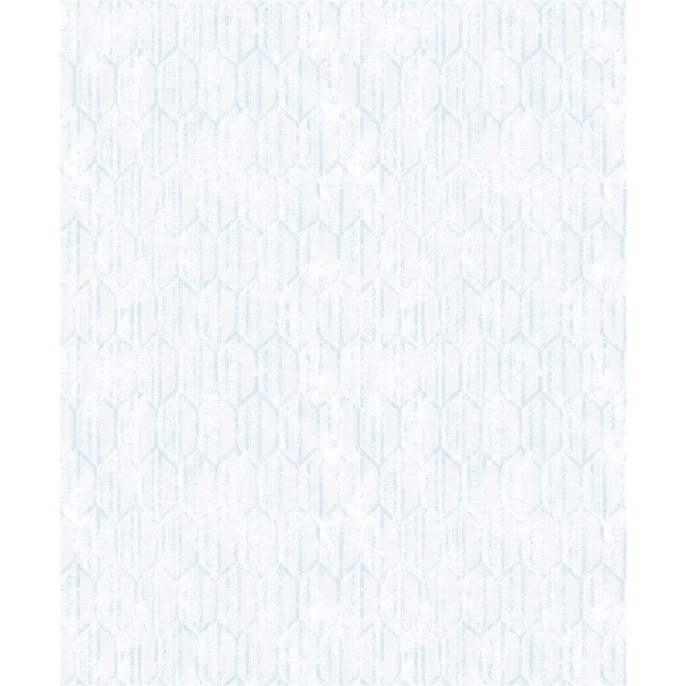 Brewster 2959-AWIH-2212 Kendall Teal Honeycomb Geometric Wallpaper