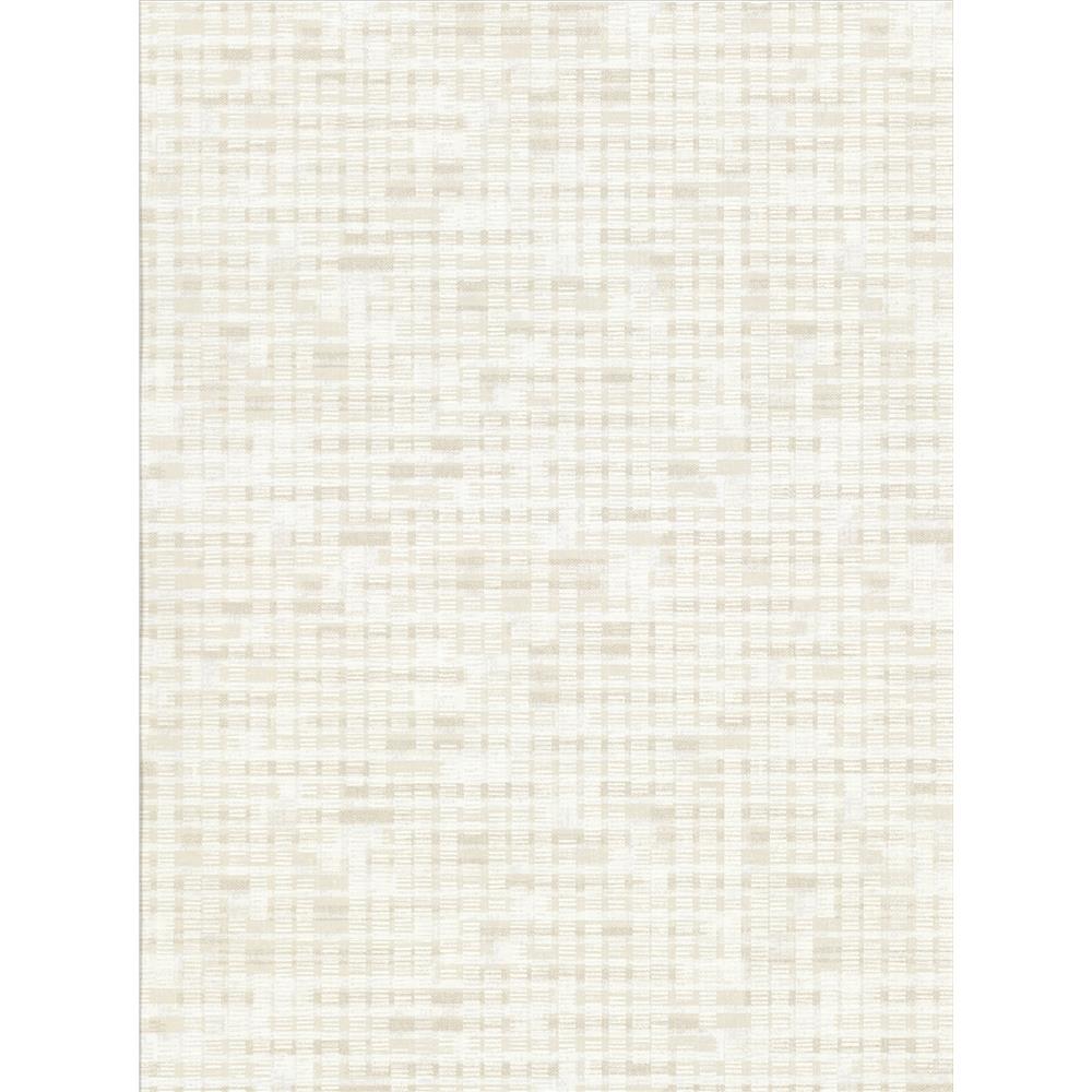 Brewster 2959-AWIH-23601 Aiken Off-White Geometric Wallpaper