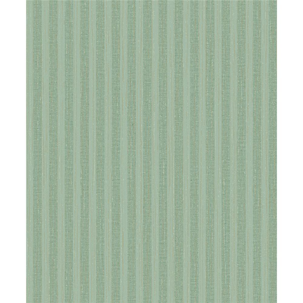 Brewster 2959-SDM06005 Brodie Green Stripe Wallpaper