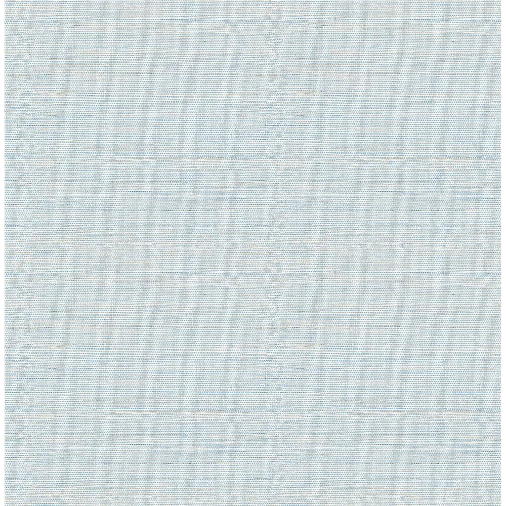 A-Street Prints by Brewster 2969-24283 Agave Blue Faux Grasscloth Wallpaper