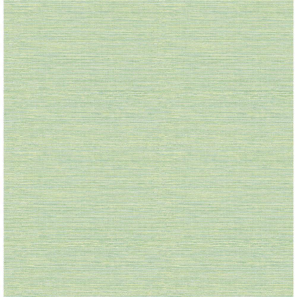 A-Street Prints by Brewster 2969-24284 Agave Green Faux Grasscloth Wallpaper