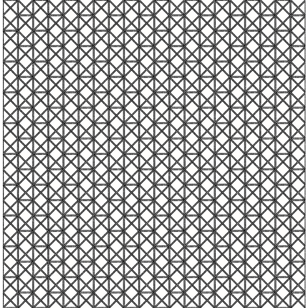 A-Street Prints by Brewster 2969-26004 Lisbeth Black Geometric Lattice Wallpaper