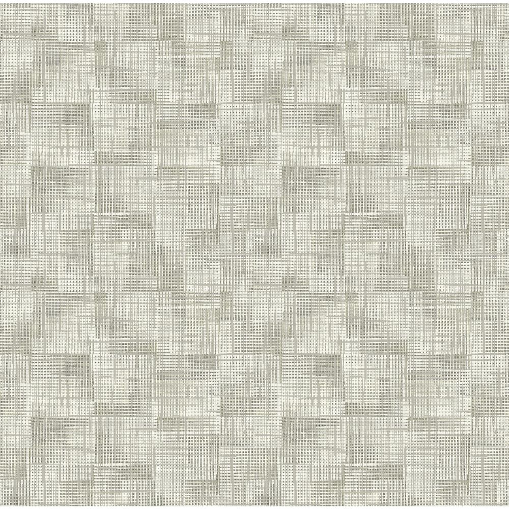 A-Street Prints by Brewster 2971-86156 Dimensions Ting Taupe Abstract Woven Wallpaper