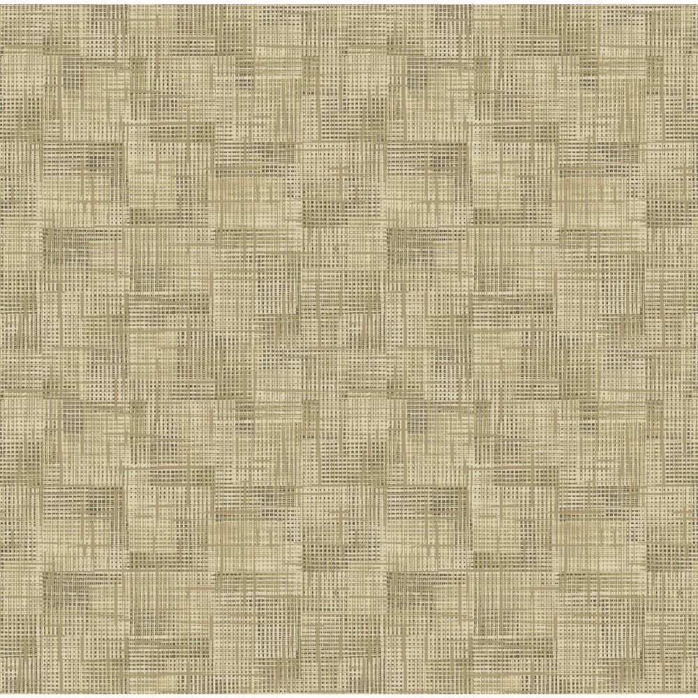 A-Street Prints by Brewster 2971-86160 Dimensions Ting Brown Abstract Woven Wallpaper