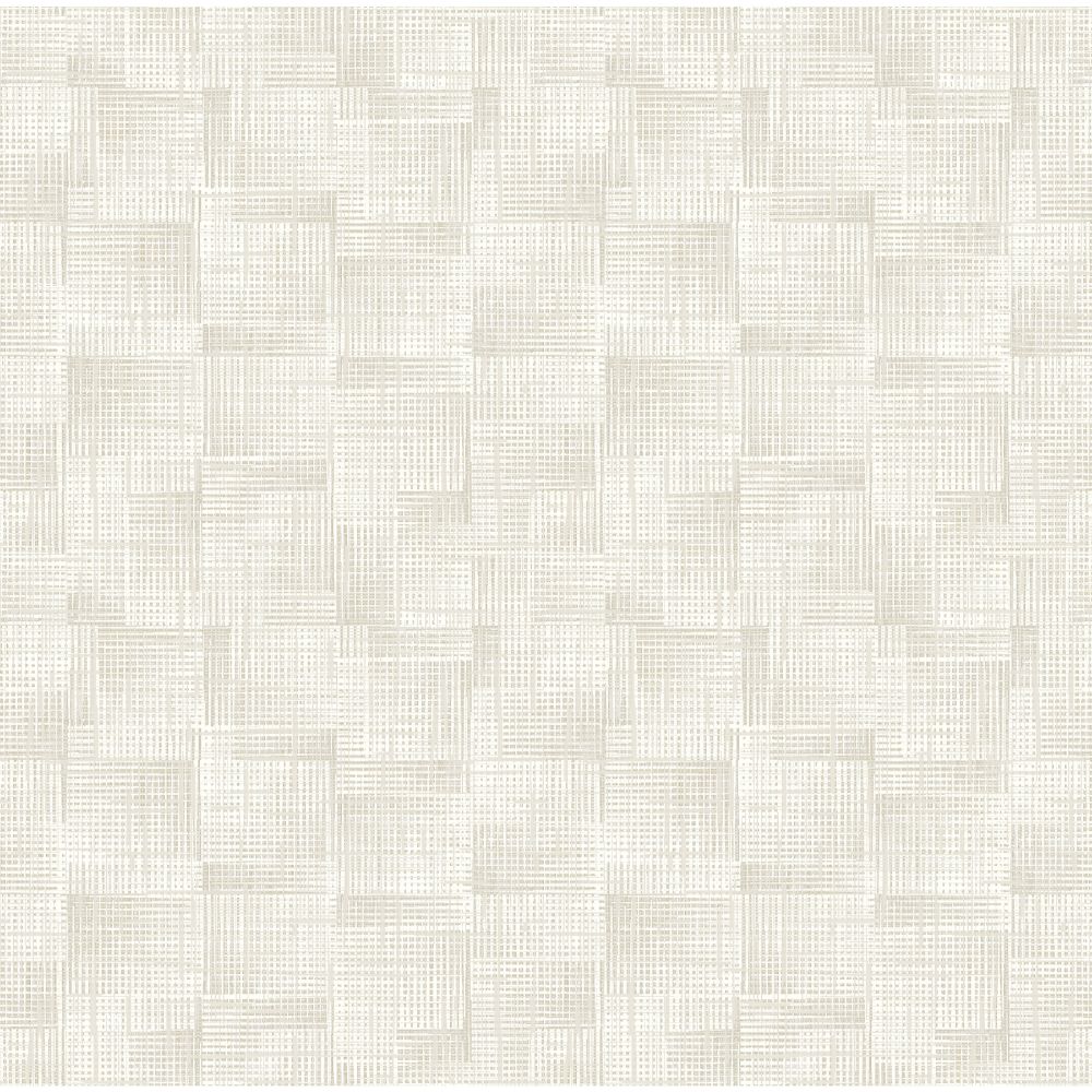 A-Street Prints by Brewster 2971-86161 Dimensions Ting Cream Abstract Woven Wallpaper