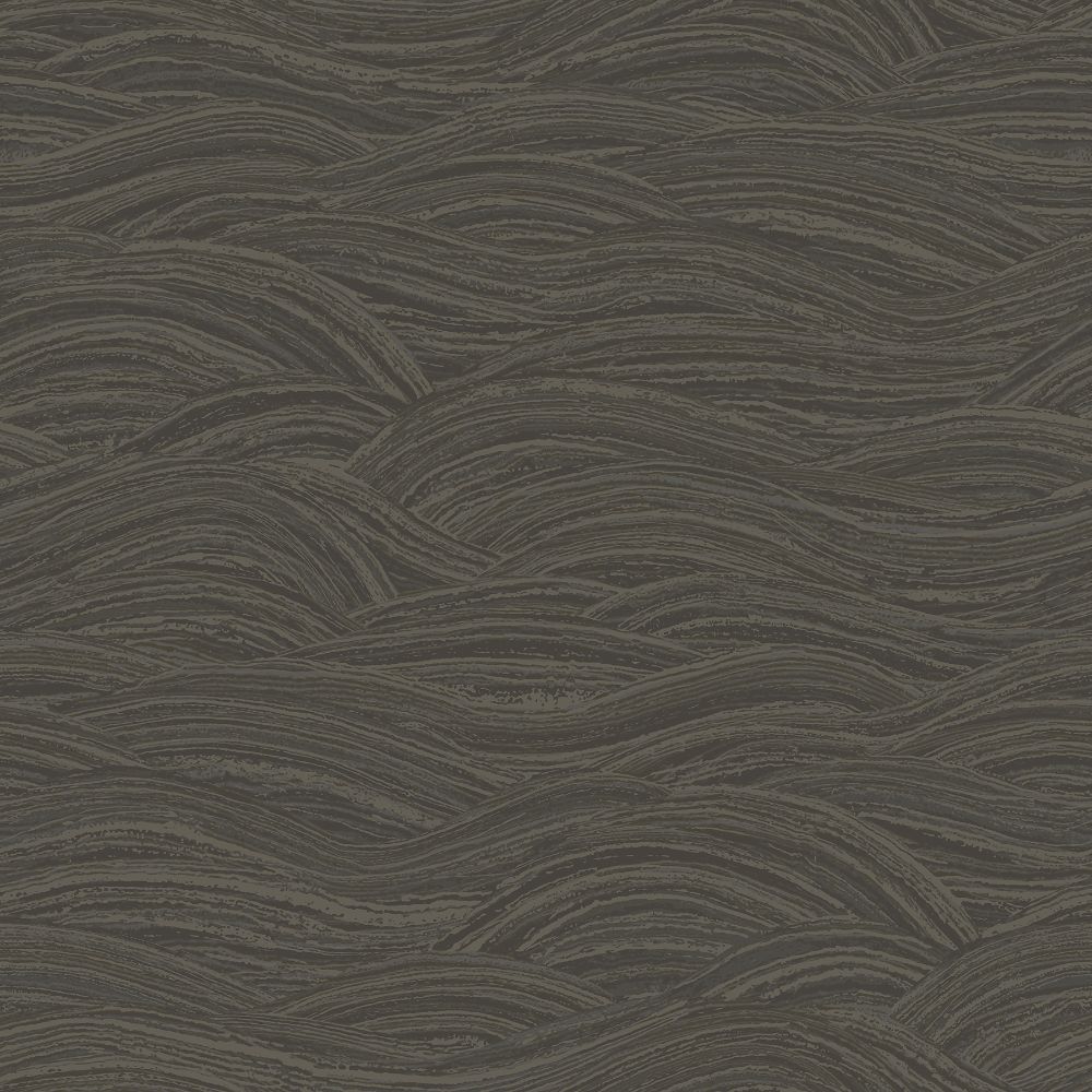 A-Street Prints by Brewster 2971-86361 Dimensions Leith Grey Zen Waves Wallpaper