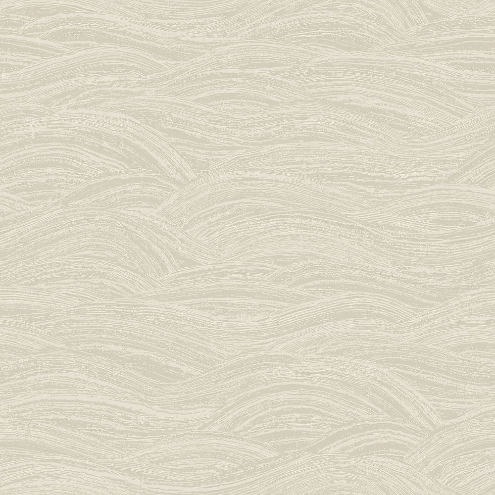 A-Street Prints by Brewster 2971-86362 Dimensions Leith Cream Zen Waves Wallpaper